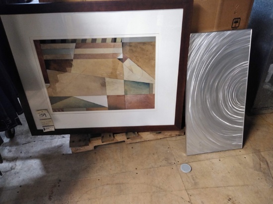 2 FRAMED WALL ART