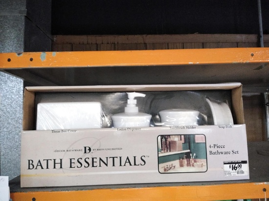 4PC BATHROOM SET