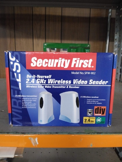 SECURITY FIRST 2.4 GHZ WIRELESS VIDEO SENDER