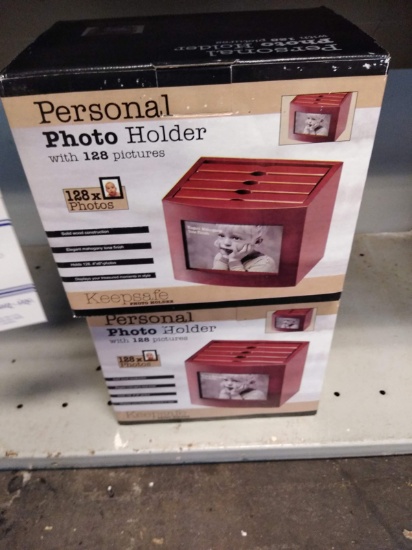 2 PHOTO KEEPSAKES BOXES