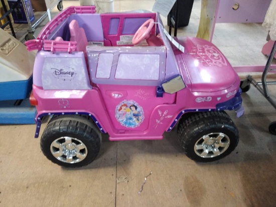 DISNEY PRINCESS BATTERY POWERED JEEP EC-707