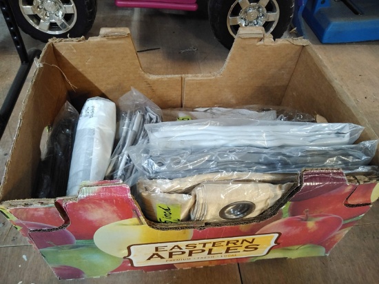 BOX OF ASSORTED CURTAINS