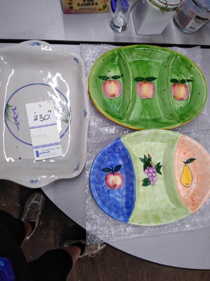 3 PLATTERS