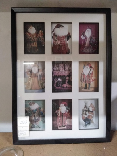FRAMED SANTA ART