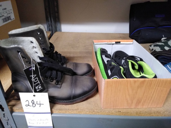 SHOES AND BOOTS SIZE 7 AND 7.5