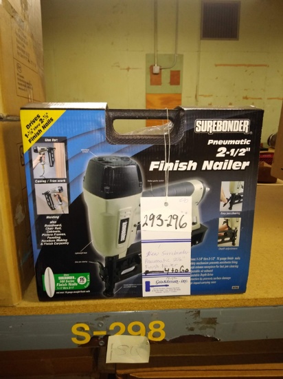 NEW SUREBONDER PNEUMATIC 2.5" FINISH NAILER