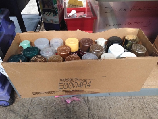 BOX OF SPRAY PAINT