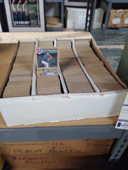 BOX OF BASEBALL CARDS