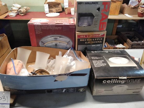 4 ASSORTED LIGHT FIXTURES