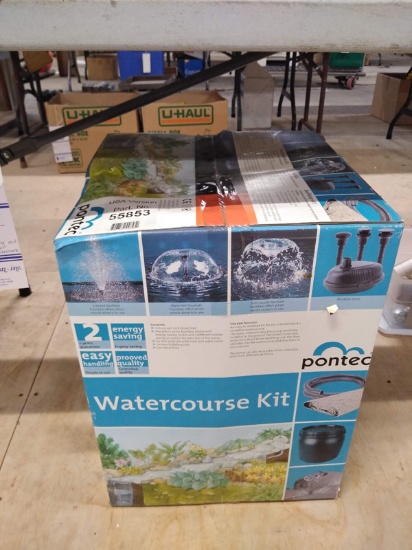 PONTEC WATER COURSE KIT - ALL IN ONE KIT FOR THE PERFECT GARDEN WATERCOURSE