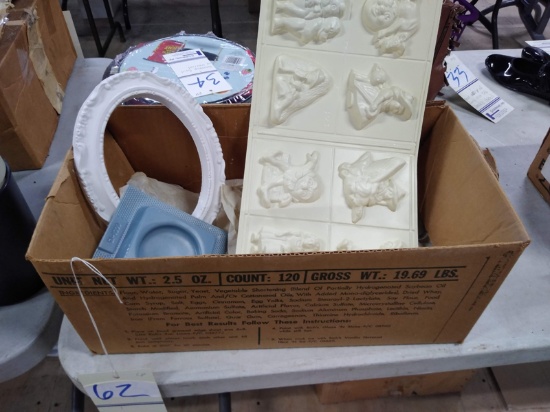 VINTAGE PLASTER MOLD AND MISC