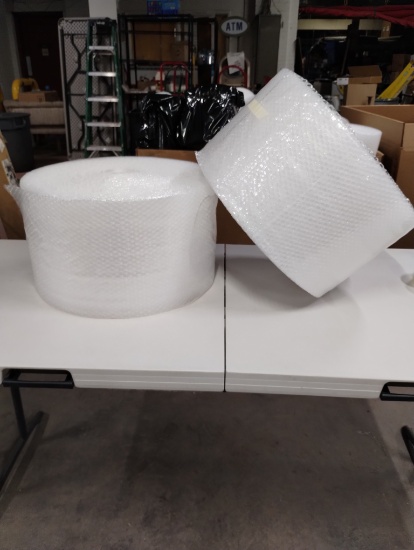 2 ROLLS OF BUBBLE WRAP 250' X 12" X 3/16"