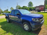 2015 CHEVY COLORADO 2 DOOR PICKUP TRUCK - BLUE, 4 CYL. , 2WD , 95,520 MILES