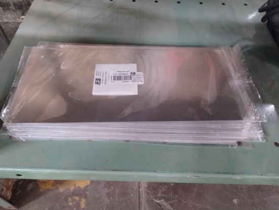 STACK OF TIN SHEETS .013 X 6 X 12"