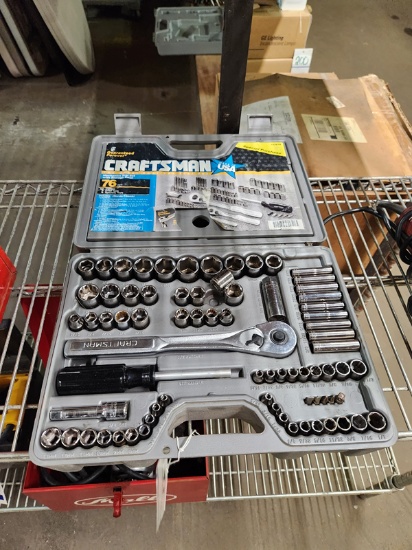 CRAFTSMAN 33676 MECHANICS TOOL SET IN CASE