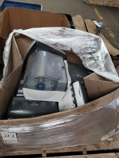 LOT OF PAPER TOWEL DISPENSERS