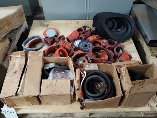SKID OF PIPE COUPLERS AND MISC