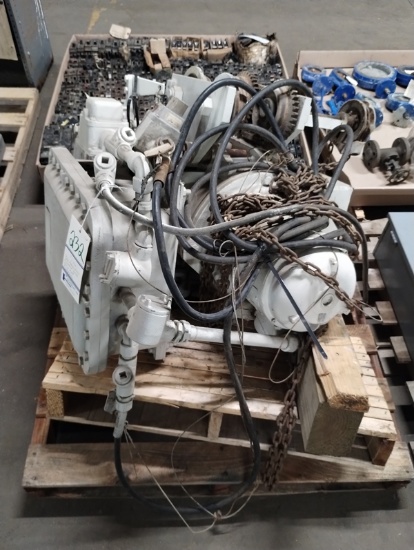 YALE 1 TON HAZERDOUS EXPLOSION PROOF HOIST - 460V - PC1539G31 ,   6454301-01