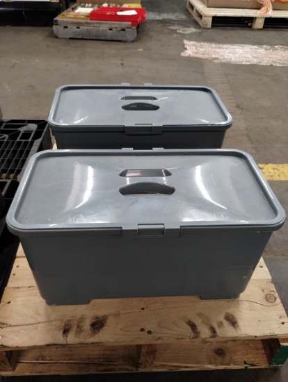 2 DUST MOP BUCKETS