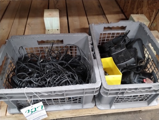 LOT OF WLAKIE TALKIE ACCESSORIES