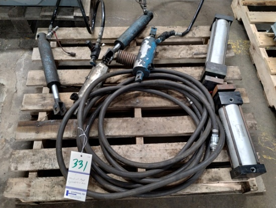 SKID OF HYDRAULIC CYCLINDERS AND HOSE