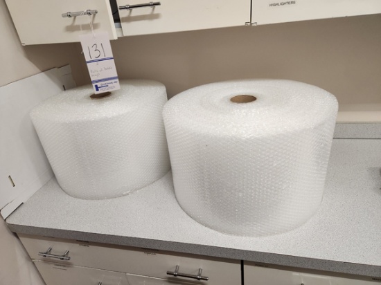 2 ROLLS OF BUBBLE WRAP