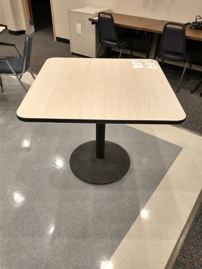 36" SQUARE PEDESTAL TABLE