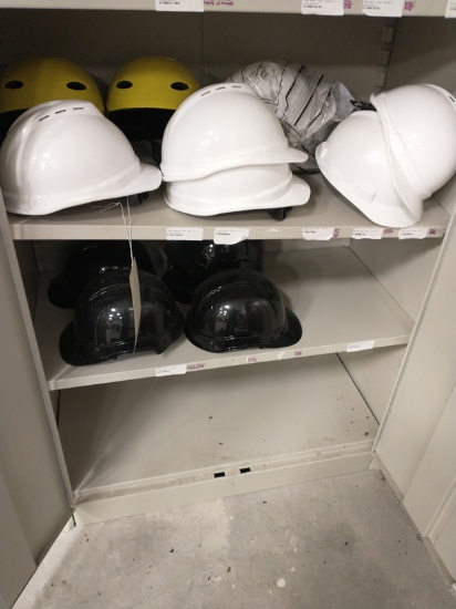 LOT OF HARD HATS