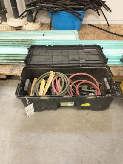 CRATE OF WELDING HOSE