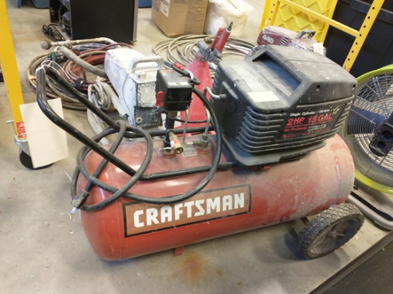 CRAFTSMAN 2 HP , 15 GAL AIR COMPRESSOR