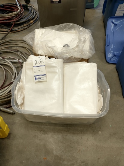 LOT OF ASSORTED LIQUID AND PARTICLE TYVEC PROTECTION SUITS
