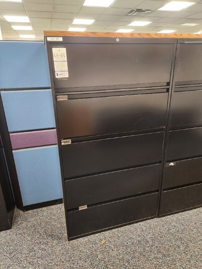 METAL 5 DRAWER LATERAL FILE CABINET 3'