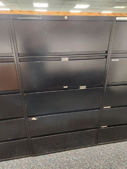 METAL 5 DRAWER LATERAL FILE CABINET 3'