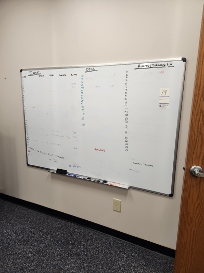 6' X 4' DRY ERASE BOARD