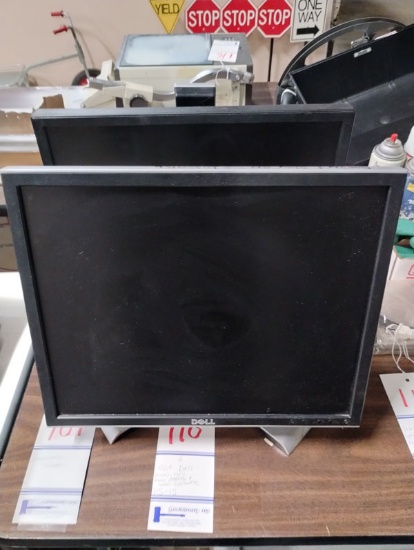 2 DELL MONITORS 1908FPB AND E207WFPC - AS IS