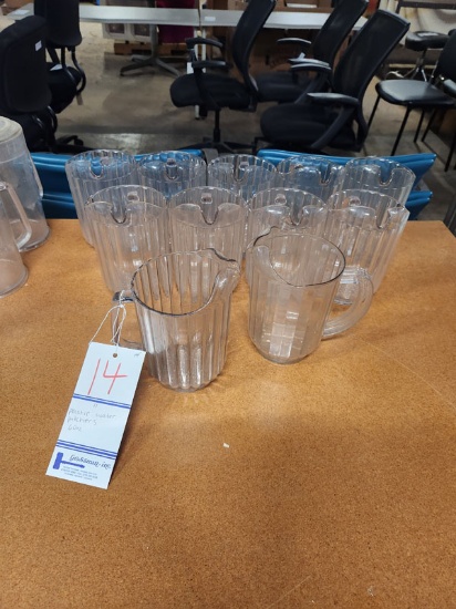 11 PLASTIC 60 oz PITCHERS
