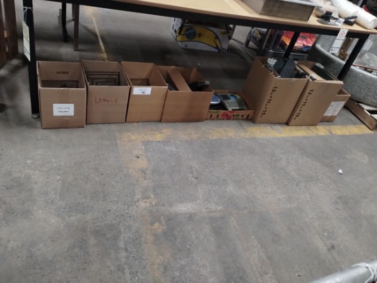 8 BOXES OF MISC OFFICE SUPPLIES