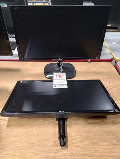 2 LG 22" MONITORS - MODEL 22MG57HQ-P