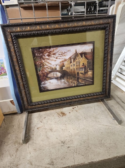 FRAMED ART 27.5" X 11.5"