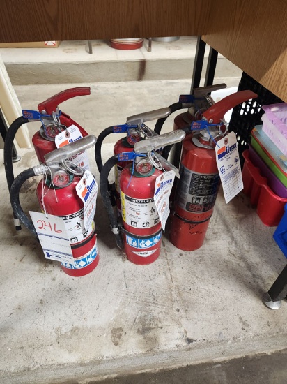 6 FIRE EXTINGUISHERS