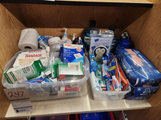 LOT OF FIRST AID AND MISC
