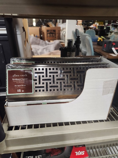4 NEW BASE BOARD REGISTERS - ALLEN ROTH # 0231251