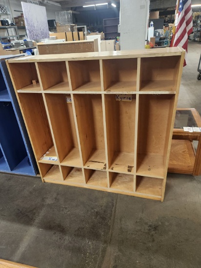 5 SLOT COAT CUBBIE 48" X 12" X 48"