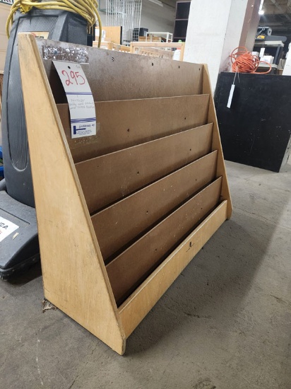 STEFFY SLOTTED BOOKCASE 36" X 12" X 28"