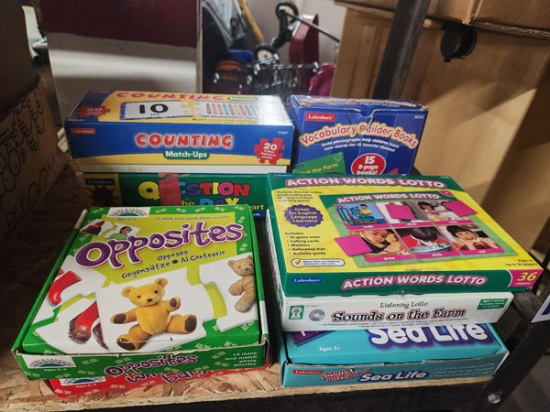 LOT OF ASST EDUCATIONAL KIDS GAMES