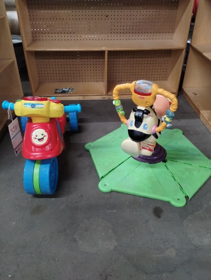 LOT OF 2 ASSORTED RIDE-ON TOYS