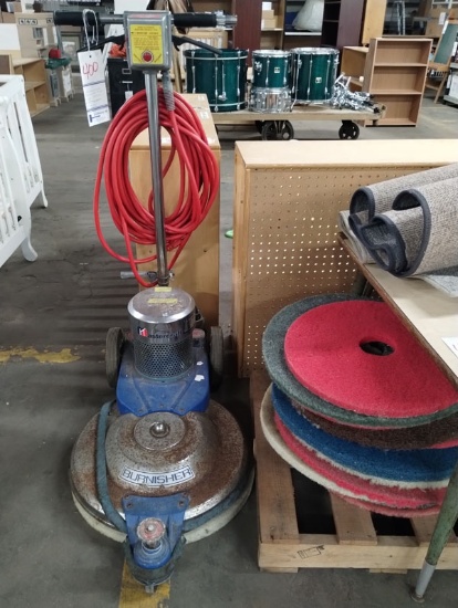 MASTERCRAFT BURNISHER FLOOR FINISH MACHINE MODEL: MBS2000EF WITH EXTRA PADS