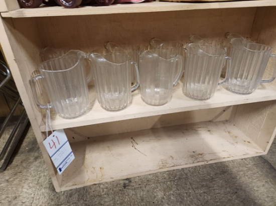 10 PLASTIC 60 oz  PITCHERS