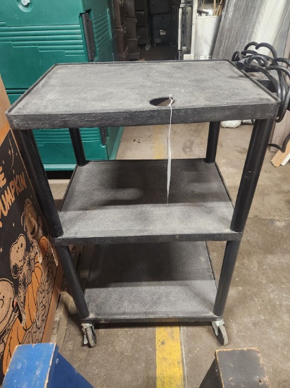 APOLLO LAPTOP CART ON WHEELS 27"x18x41x