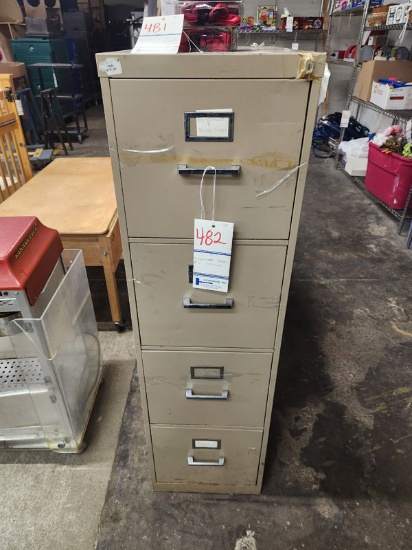4-DRAWER METAL FILE CABINET